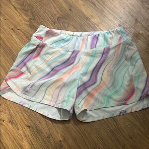 Athleta Pastel Wave Women's Athletic Shorts